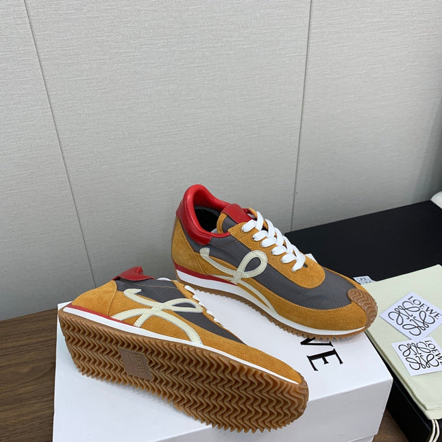 LW FLOW RUNNER SNEAKER BRONZE-ANCHOR SUEDE