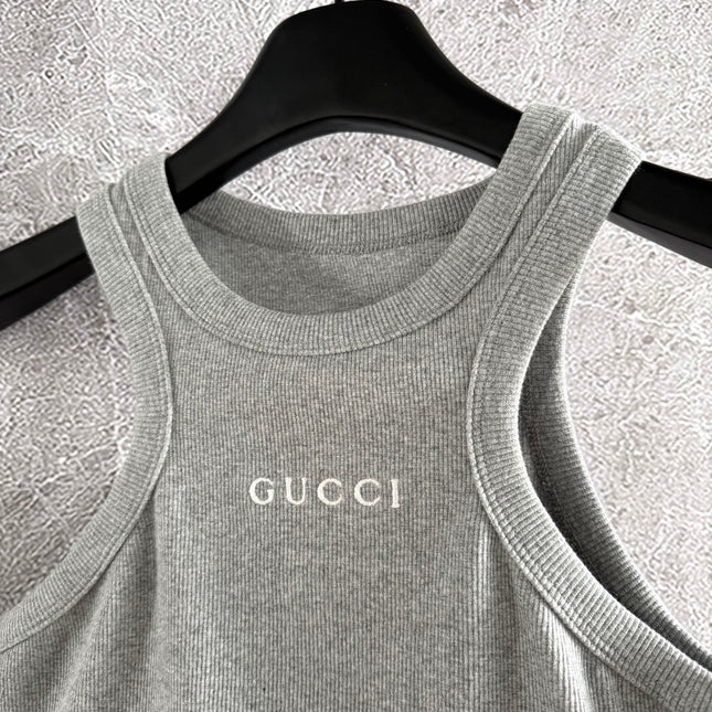 GUCCI CROPPED SLEEVELESS TOP STYLE 129