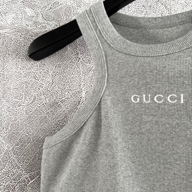 GUCCI CROPPED SLEEVELESS TOP STYLE 129
