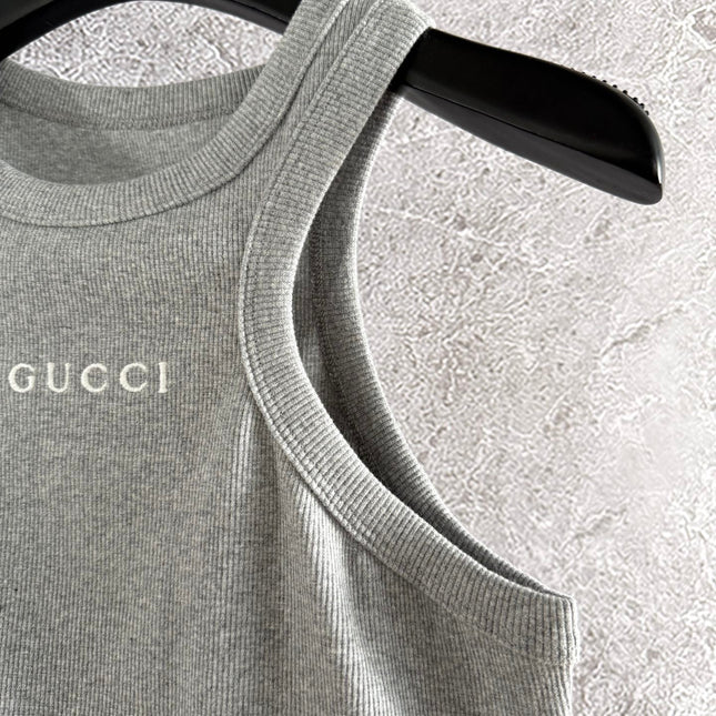 GUCCI CROPPED SLEEVELESS TOP STYLE 129