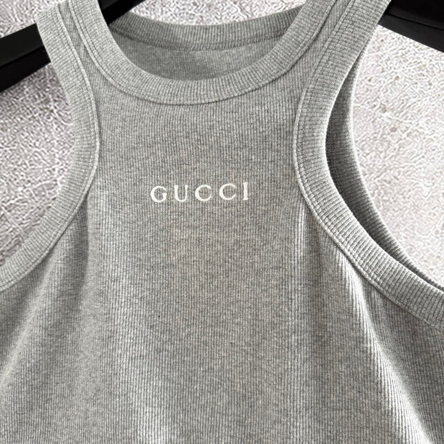 GUCCI CROPPED SLEEVELESS TOP STYLE 129