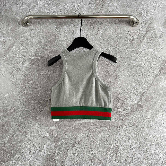 GUCCI CROPPED SLEEVELESS TOP STYLE 129