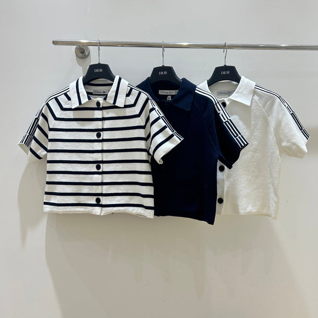 Dior Polo T-Shirt Croptop Cotton 232681