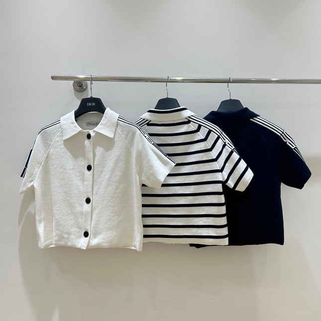 Dior Polo T-Shirt Croptop Cotton 232681