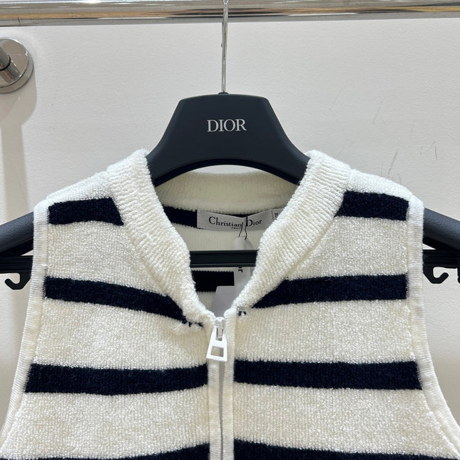DIOR 25S SLEEVELESS STRIPED VEST STYLE 202