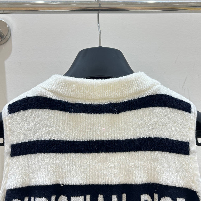DIOR 25S SLEEVELESS STRIPED VEST STYLE 202