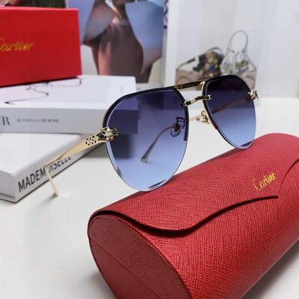 PANTHÈRE AVIATOR FRAME SUNGLASSES 562065 IN METAL