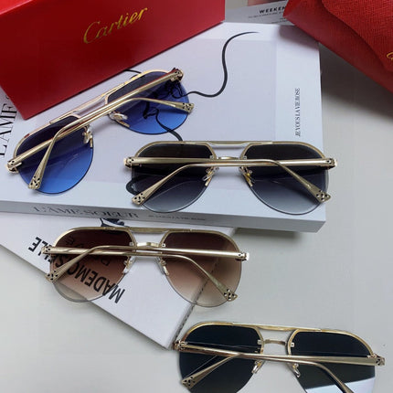 PANTHÈRE AVIATOR FRAME SUNGLASSES 562065 IN METAL