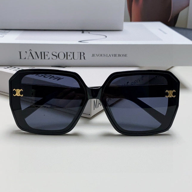 TRIOMPHE SUNGLASSES 548595 IN BLACK ACETATE
