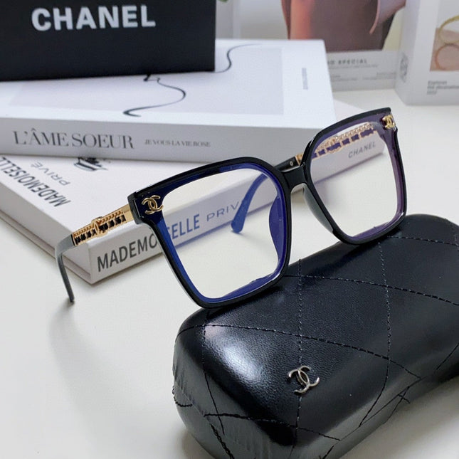 SQUARE SUNGLASSES 632882 IN BLACK ACETATE CLEAR LENSES