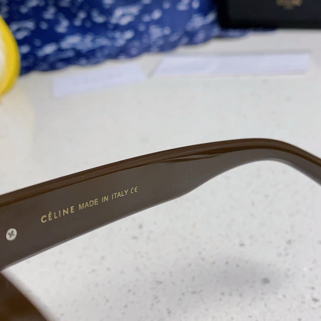 TRIOMPHE SQUARE SUNGLASS 566742 IN CAMEL ACETATE