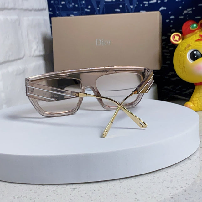 MONTAIGNE SUNGLASS CLUB M7U IN BROWN CLEAR ACETATE