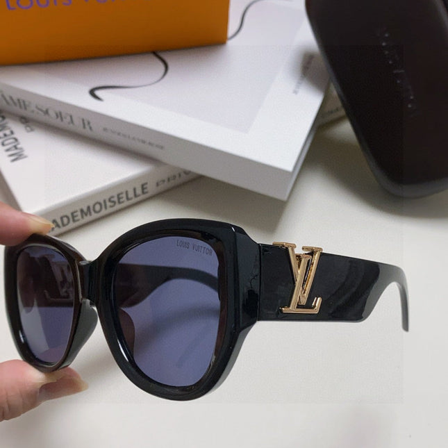 ICON CAT EYE SUNGLASSES 570249 IN BLACK ACETATE