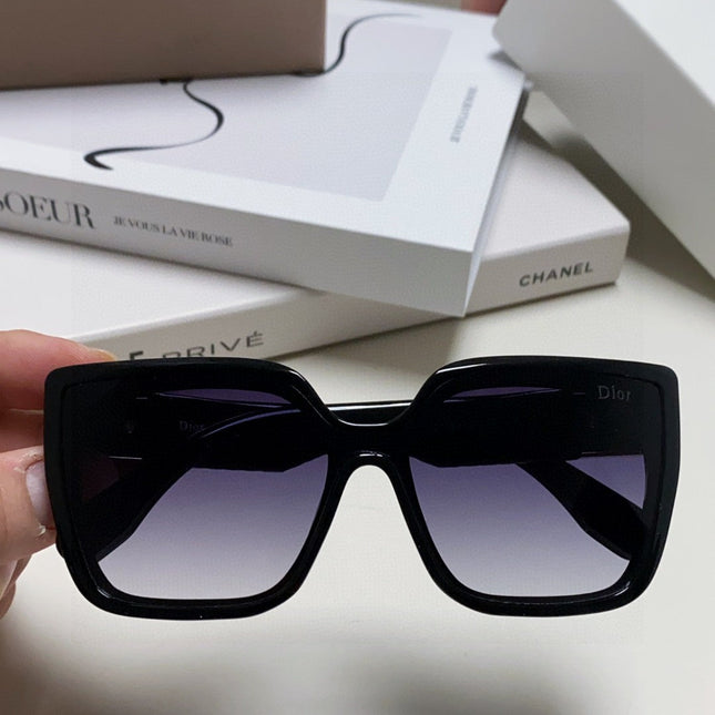 LADY 95.22 S2F SUNGLASS 571586 IN BLACK ACETATE GREY SMOKE