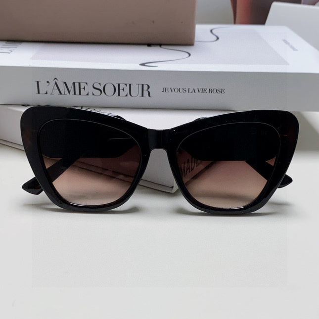 BOBBY B1U SUNGLASS 571590 IN BLACK ACETATE BROWN LENSES