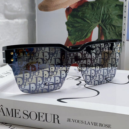 OBLIQUE SUNGLASS 571598 IN BLACK ACETATE