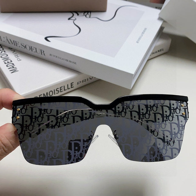 OBLIQUE SUNGLASS 571598 IN BLACK ACETATE