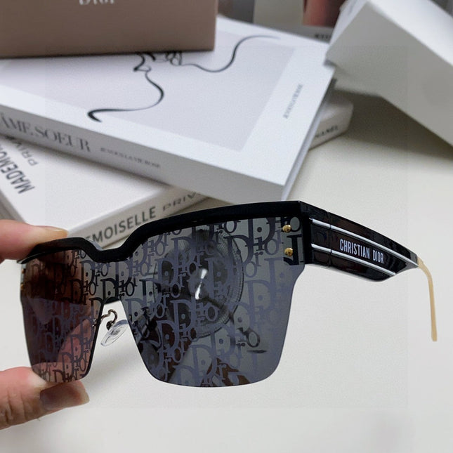 OBLIQUE SUNGLASS 571598 IN BLACK ACETATE