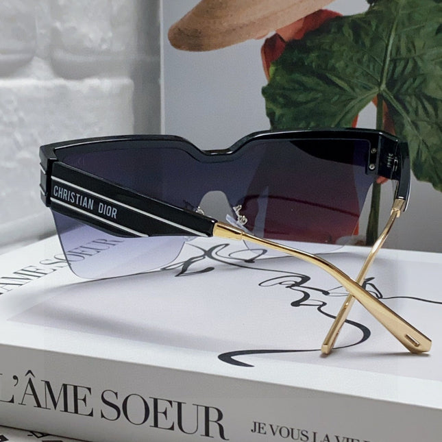 OBLIQUE SUNGLASS 571601 IN BLACK METAL