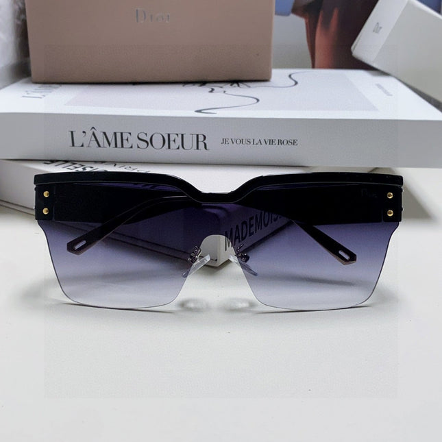 OBLIQUE SUNGLASS 571601 IN BLACK METAL