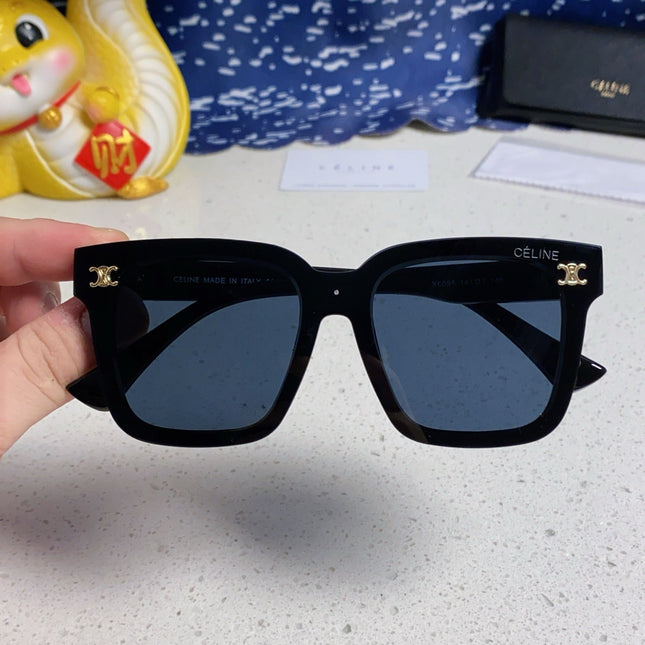 TRIOMPHE SUNGLASSES 548637 IN BLACK ACETATE