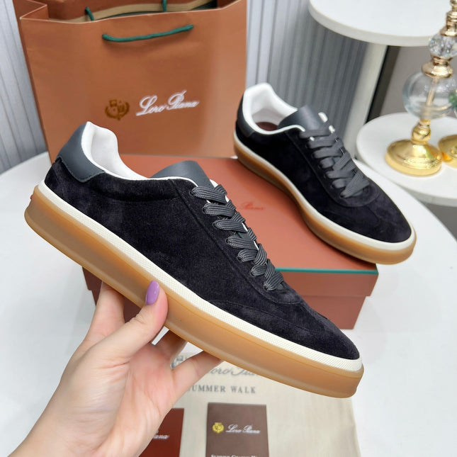 LP TENNIS WALK SNEAKERS CHARCOAL SUEDE