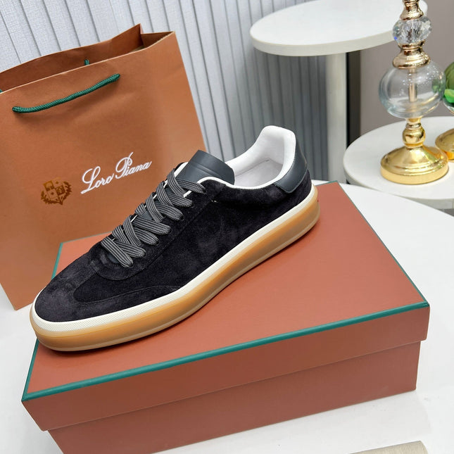 LP TENNIS WALK SNEAKERS CHARCOAL SUEDE