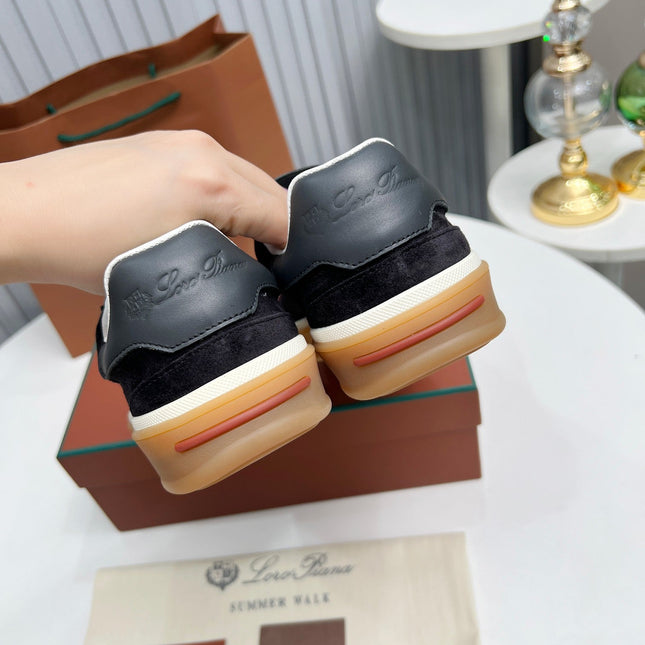 LP TENNIS WALK SNEAKERS CHARCOAL SUEDE