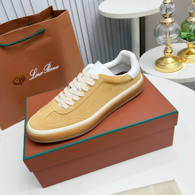 LP TENNIS WALK SNEAKERS TAWNY SUEDE