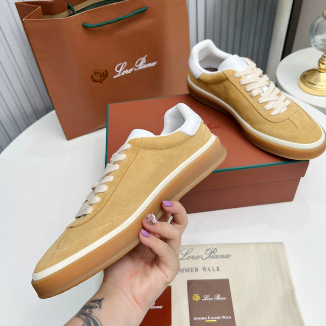 LP TENNIS WALK SNEAKERS TAWNY SUEDE