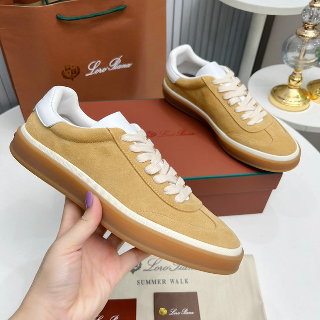 LP TENNIS WALK SNEAKERS TAWNY SUEDE
