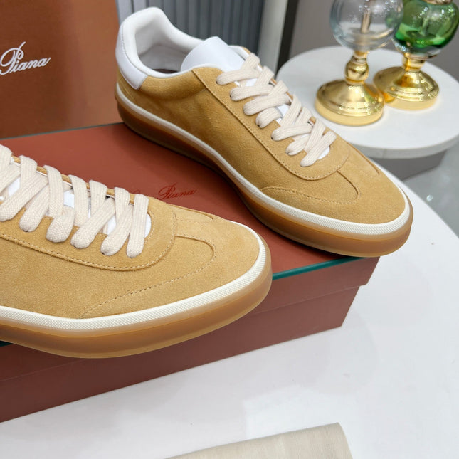 LP TENNIS WALK SNEAKERS TAWNY SUEDE