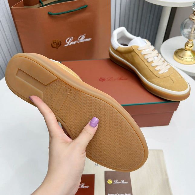 LP TENNIS WALK SNEAKERS TAWNY SUEDE
