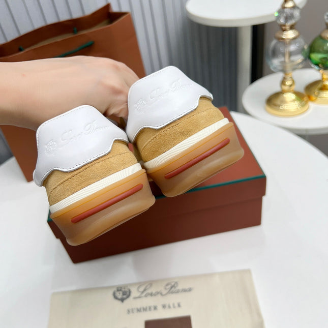 LP TENNIS WALK SNEAKERS TAWNY SUEDE