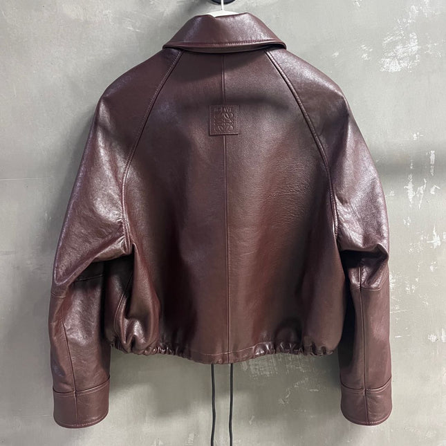 Loewe 2025 Leather Jacket Brown Sheepskin