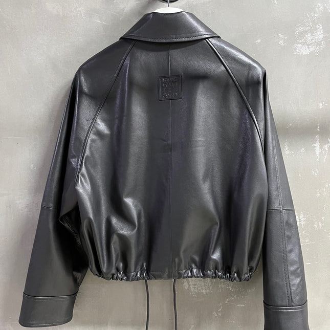 Loewe 2025 Leather Jacket Black Sheepskin