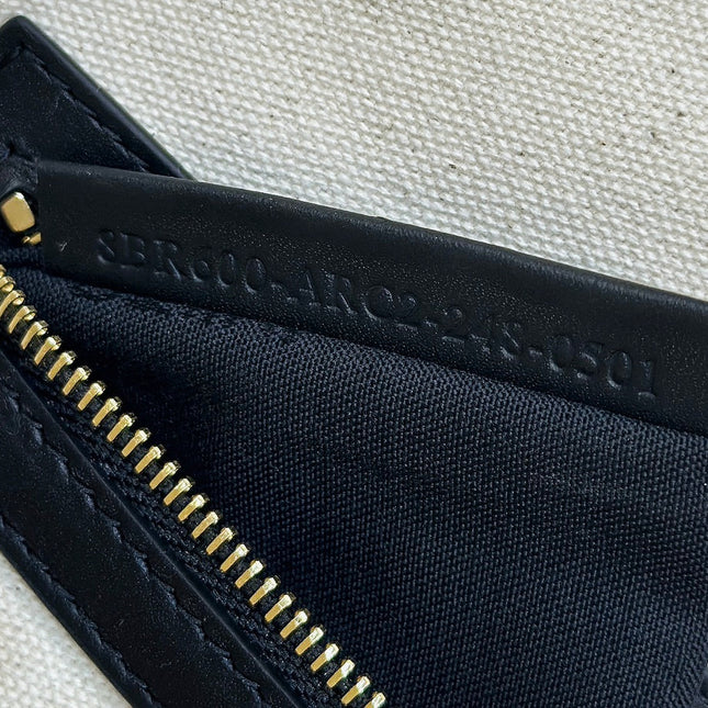 BAGUETTE CANVAS 27 BAG WITH MULTICOLOUR EMBROIDERY GOLD HARDWARE