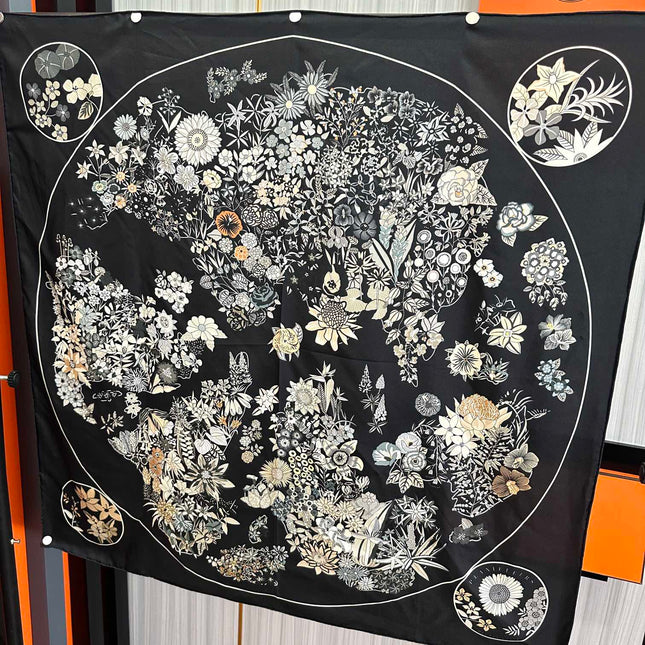 HERMES 25S SCARF 90 IN SILK 735731
