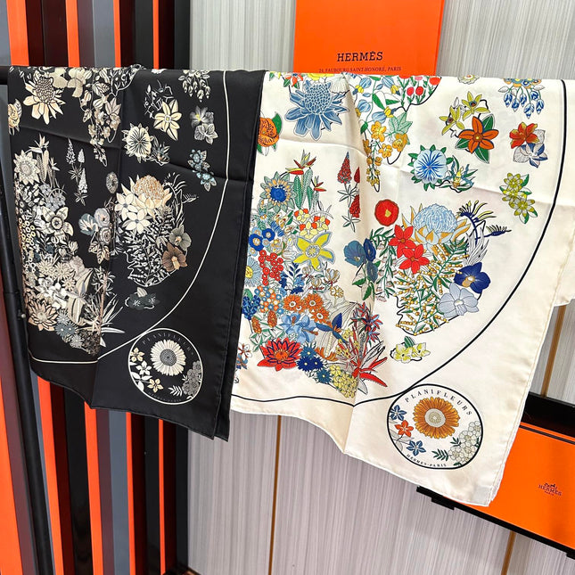 HERMES 25S SCARF 90 IN SILK 735731