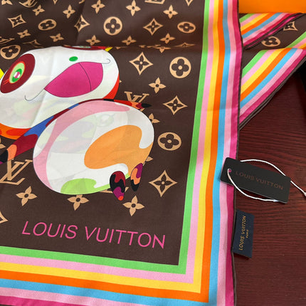 LV SCARF 90 CM IN SILK 738413