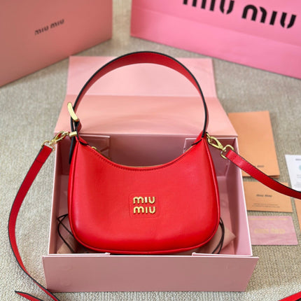 HOBO 20 BAG IN CHERRY RED CALFSKIN
