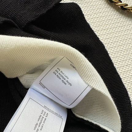 CC Knitted Top Black Wool