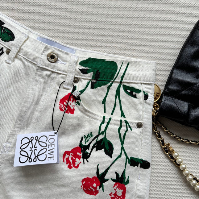 Loewe 25 Short White Cotton