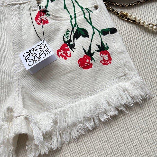 Loewe 25 Short White Cotton