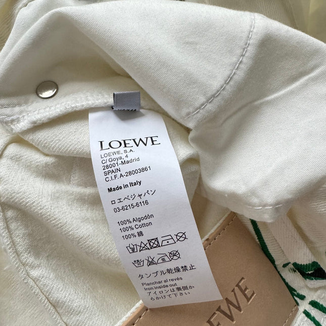 Loewe 25 Short White Cotton
