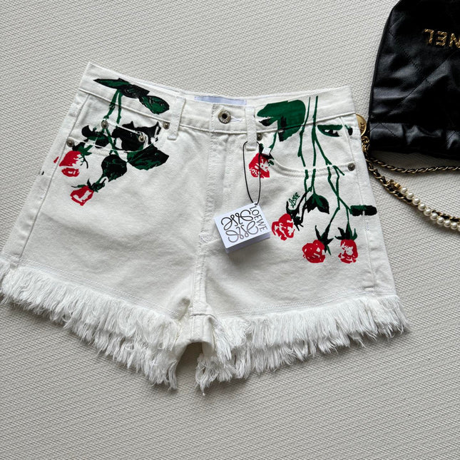 Loewe 25 Short White Cotton