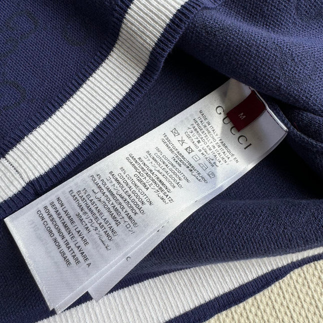 GUCCI SHORT-SLEEVE KNIT TOP STYLE 123