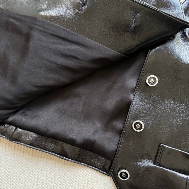 CHANEL LEATHER VEST STYLE 18