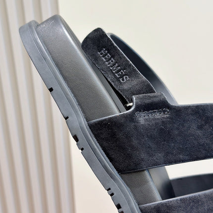 HM GENIUS SANDAL BLACK SUEDE