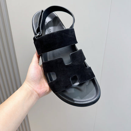 HM GENIUS SANDAL BLACK SUEDE